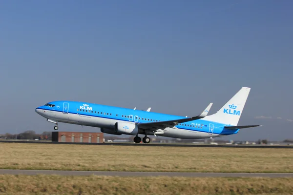 March, 11st 2012, Amsterdam Schiphol Airport PH-BXF KLM Royal Du — Stock Photo, Image