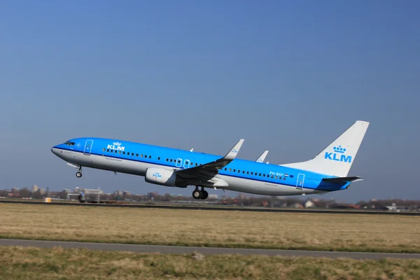 March, 11st 2012, Amsterdam Schiphol Airport PH-BXF KLM Royal Du — Stock Photo, Image
