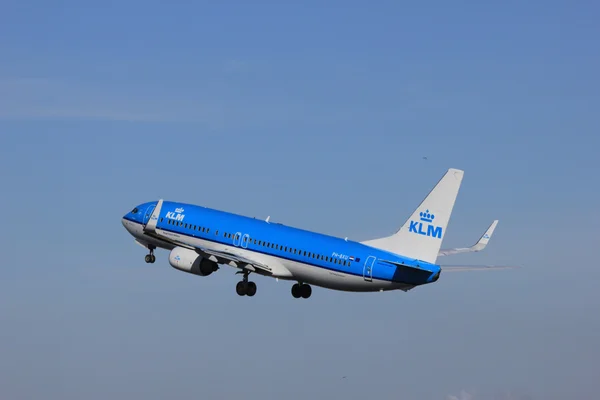 11 de marzo de 2012, Amsterdam Schiphol Airport PH-BXU KLM Royal Du — Foto de Stock