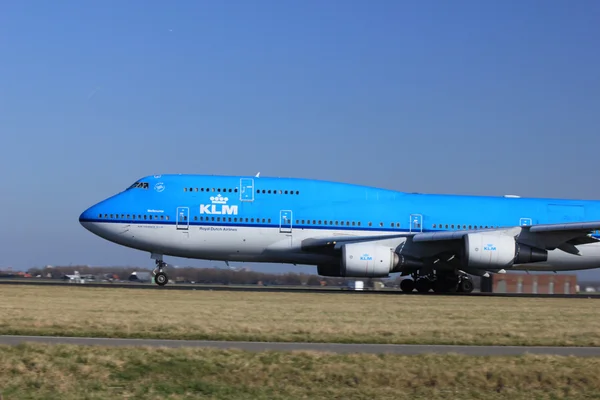 11 de marzo de 2012, Amsterdam Schiphol Airport PH-BFE KLM Royal Du — Foto de Stock