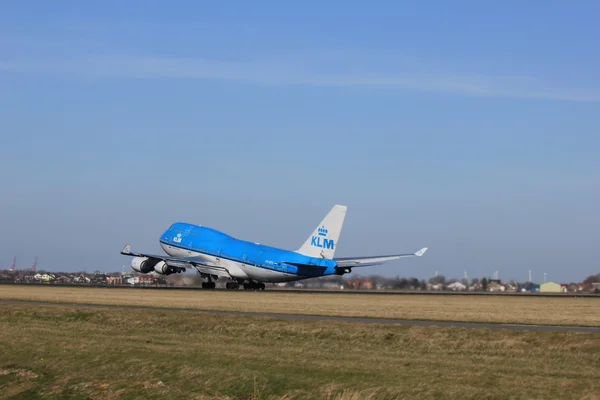 March, 11st 2012, Amsterdam Schiphol Airport PH-BFE KLM Royal Du — Stock Photo, Image