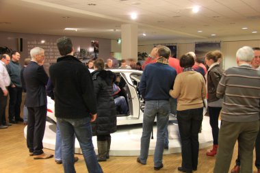 March 31st, Beesd the Netherlands Introduction of new Volvo V40, clipart