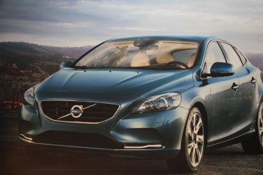 March 31st, Beesd the Netherlands Introduction of new Volvo V40, clipart