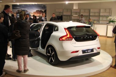 March 31st, Beesd the Netherlands Introduction of new Volvo V40, clipart