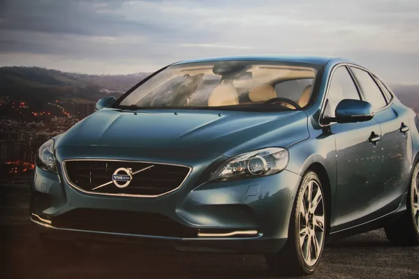 March 31st, Beesd the Netherlands Introduction of new Volvo V40, — Stock Photo, Image