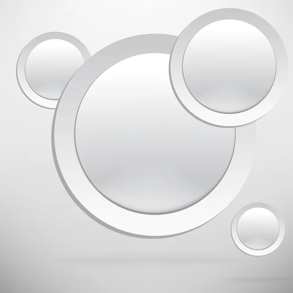 Λευκό κύκλο πλαστικά κουμπιά φόντο — Φωτογραφία Αρχείου