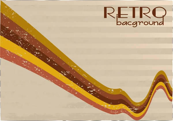 The vector retro grunge background — Stock Vector