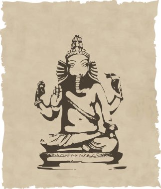 The ganesha statue