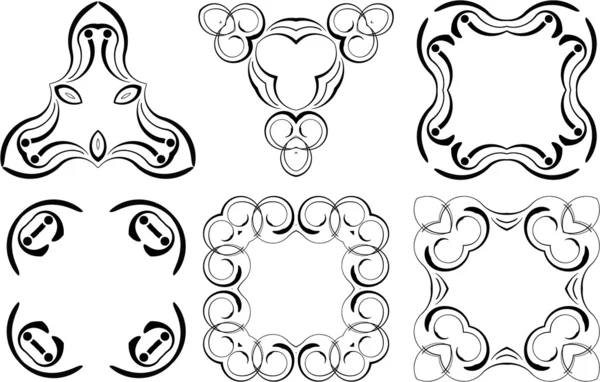 Set of patterns for design — Stock Photo, Image