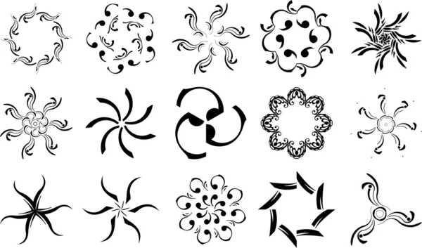 Set of patterns for design — Stock Photo, Image