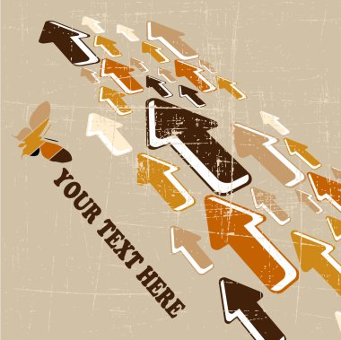 vektör retro grunge arkaplanı