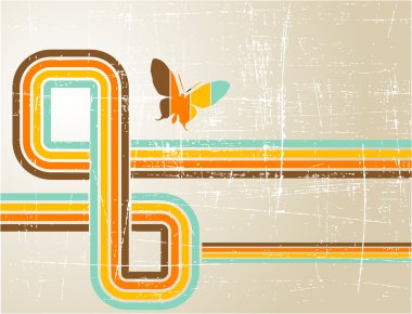 vektör retro grunge arkaplanı