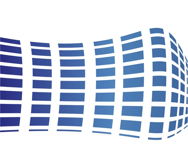 Lo sfondo astratto vettoriale blu — Vettoriale Stock
