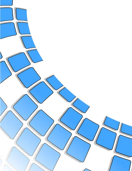 Der blaue Vektor abstrakter Hintergrund — Stockvektor