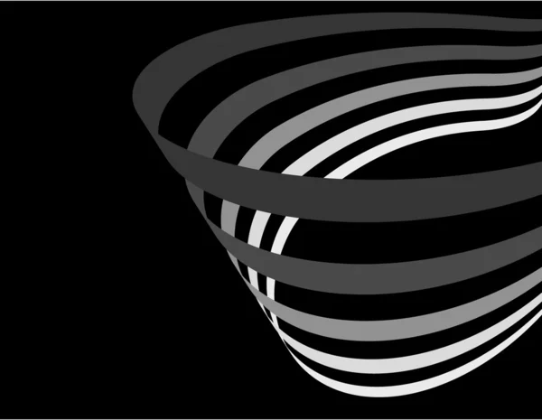 Le fond abstrait du vecteur noir et blanc — Image vectorielle