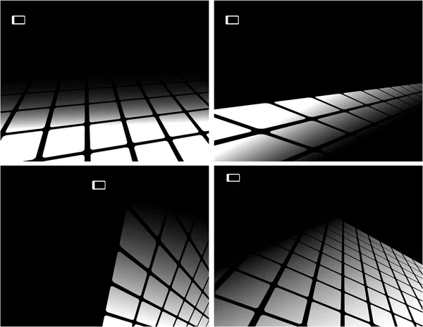 Svart och vit vektor abstrakt bakgrund — Stock vektor