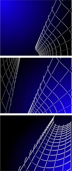 青いベクトルの抽象的な背景 — ストックベクタ