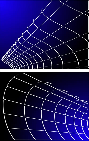 Den blå vektor abstrakt bakgrund — Stock vektor