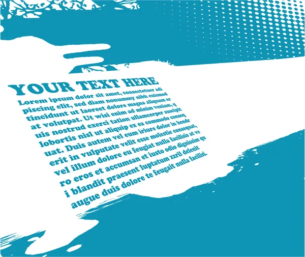 Grunge fond avec place pour votre texte. — Image vectorielle