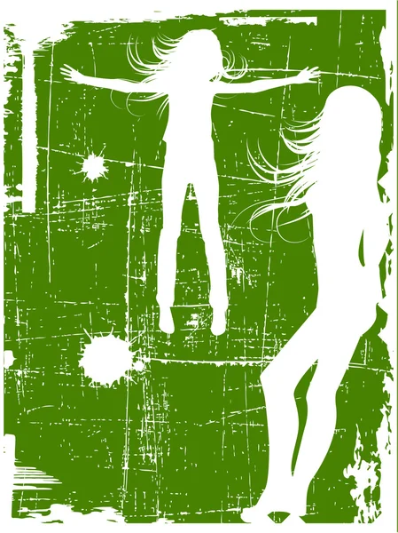 Le fond rétro vectoriel grunge — Image vectorielle