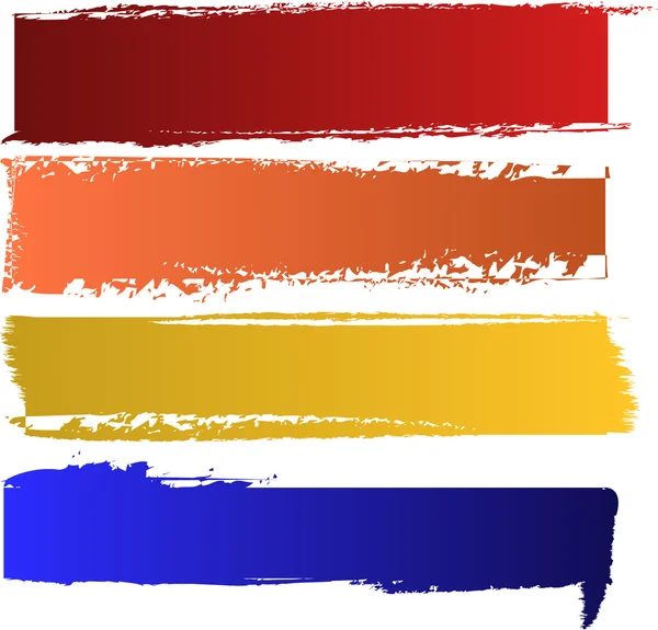 Набір векторних кольорових банерів — стоковий вектор