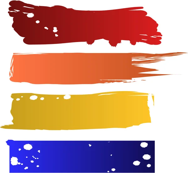 Vektor färg banderoller som — Stock vektor