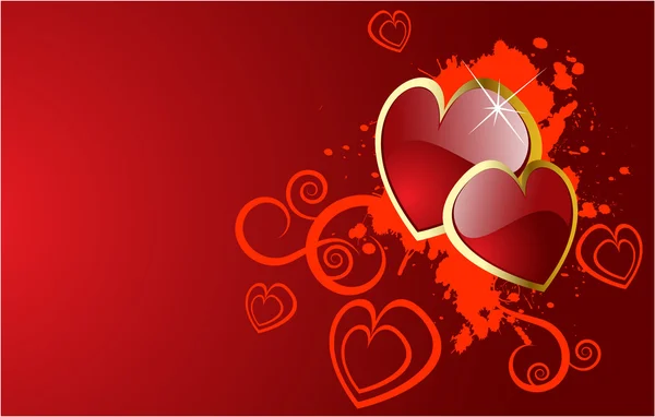 The vector valentines day background — Stock Vector