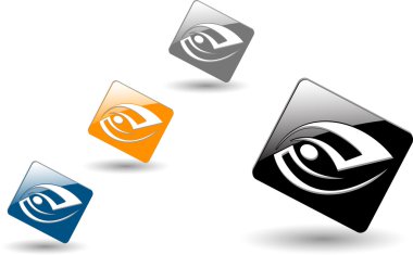 The abstract design element set