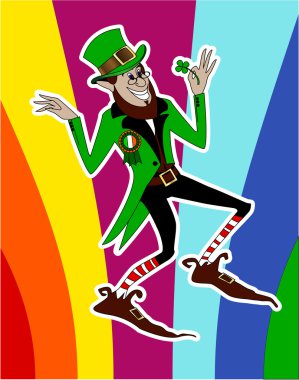 The leprechaun clipart