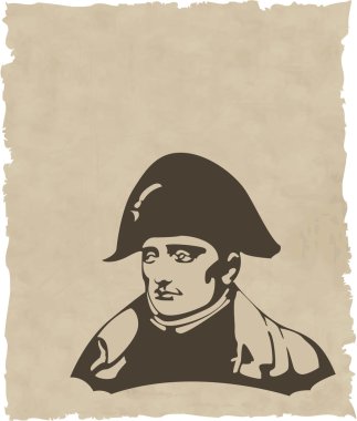 The Napoleon Bonaparte head clipart