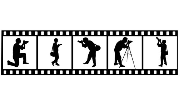 The Photographer's silhouette — Stock fotografie