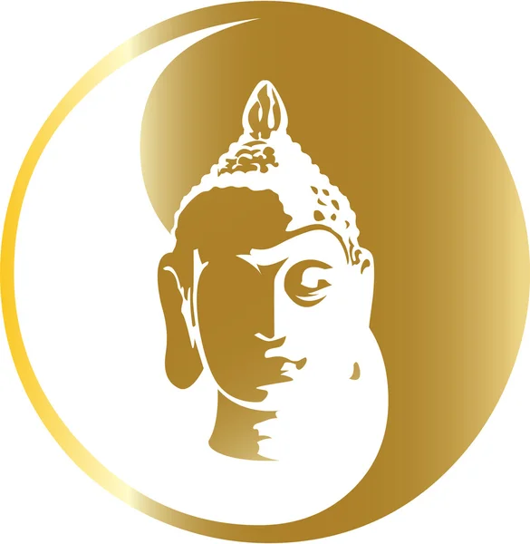 Zlato buddha — Stock fotografie