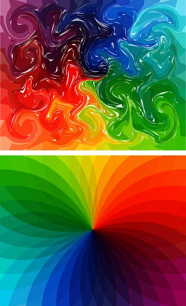 Bannières vectorielles colorées ensemble — Image vectorielle