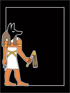 vektör Mısır tanrısı
