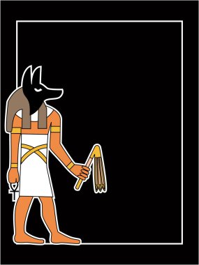 the vector egyptian god clipart