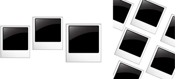 Το διάνυσμα polaroid φωτογραφίες κενό — Διανυσματικό Αρχείο