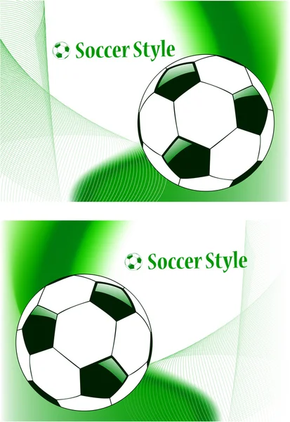Le contexte vectoriel abstrait du football sportif — Image vectorielle