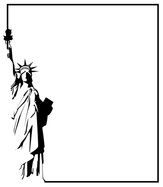 O vetor Estátua da Liberdade eps 8 — Vetor de Stock