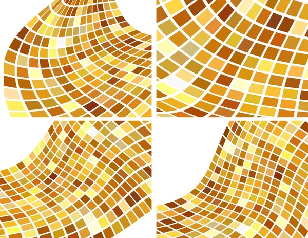 El vector de fondo abstracto dorado conjunto — Vector de stock