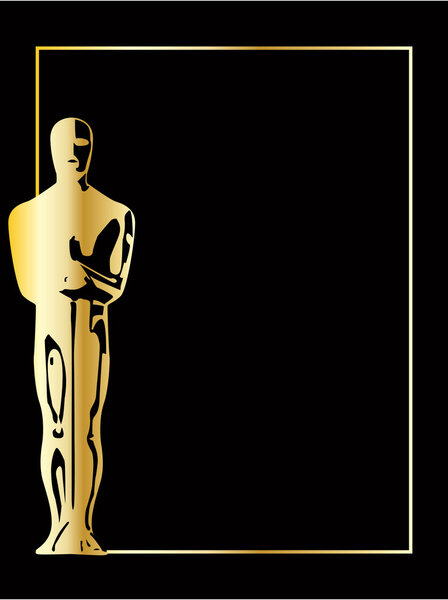 Статуэтка золотого вектора
