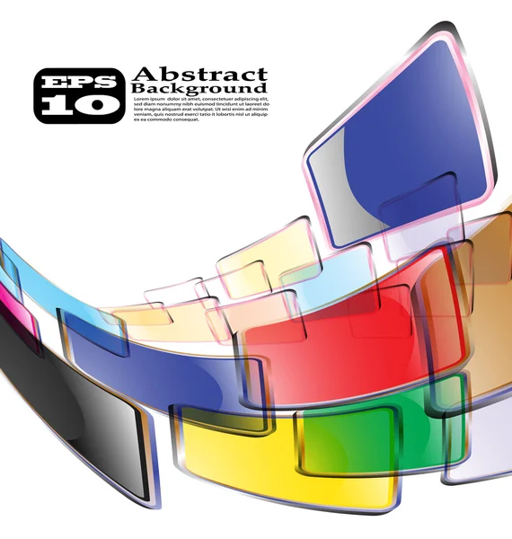 El vector de fondo de color abstracto eps 10 — Vector de stock