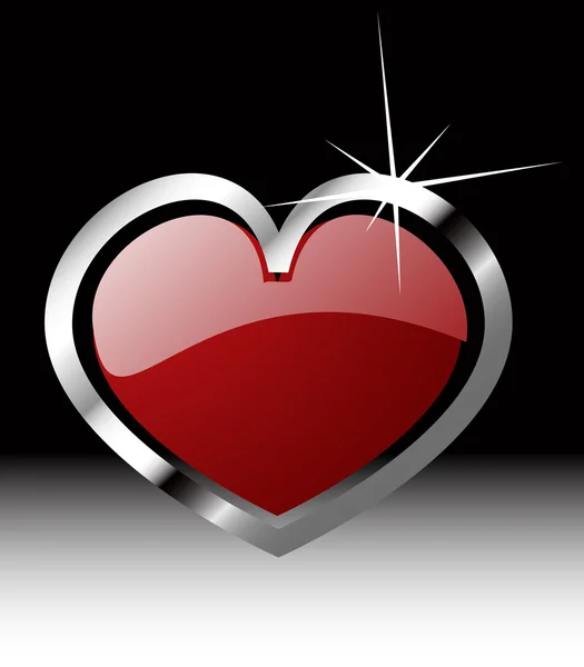 Vektorové Valentýnské srdce — Stockový vektor