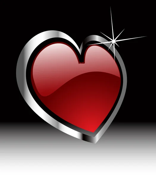 Vektorové Valentýnské srdce — Stockový vektor