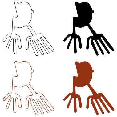 Nazca Lines Set clipart