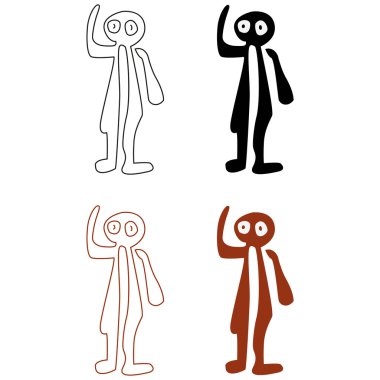 Nazca Lines Set clipart