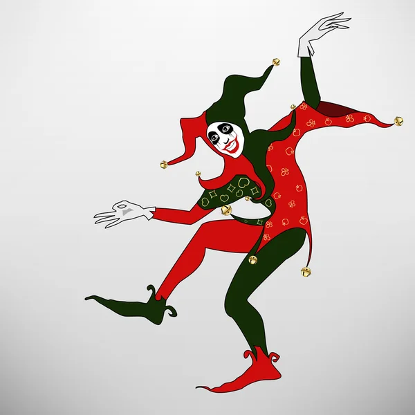 Die Vektor-Joker-Illustration — Stockvektor