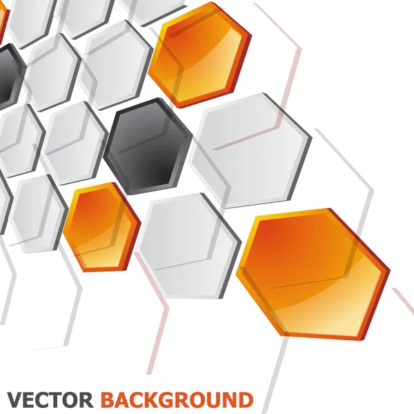 Abstraktní vektorová horizontální technologie nápis — Stockový vektor