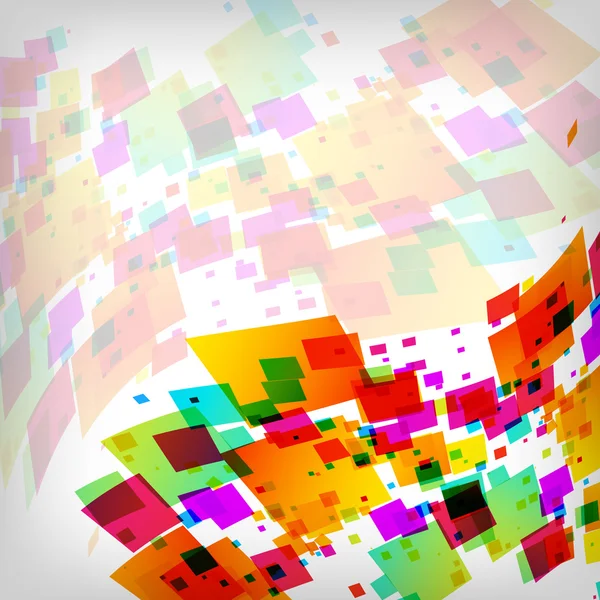 Абстрактний квадратний барвистий фон — стоковий вектор