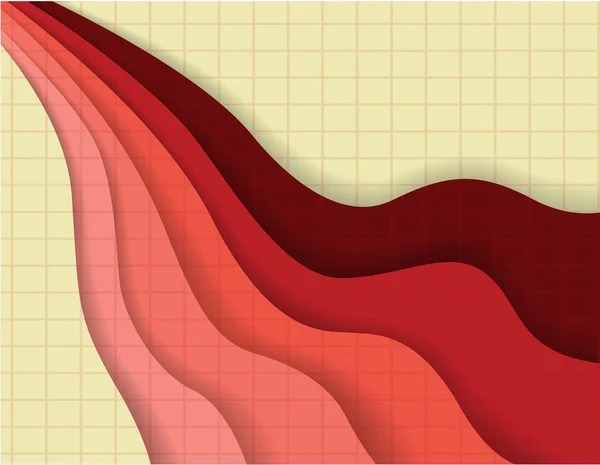 Абстрактний колір хвилі Ретро фон — стоковий вектор