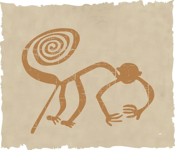 Ensemble de lignes Nazca — Image vectorielle